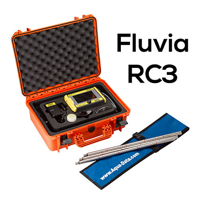 Flowmeter Fluvia RC3 i kuffert