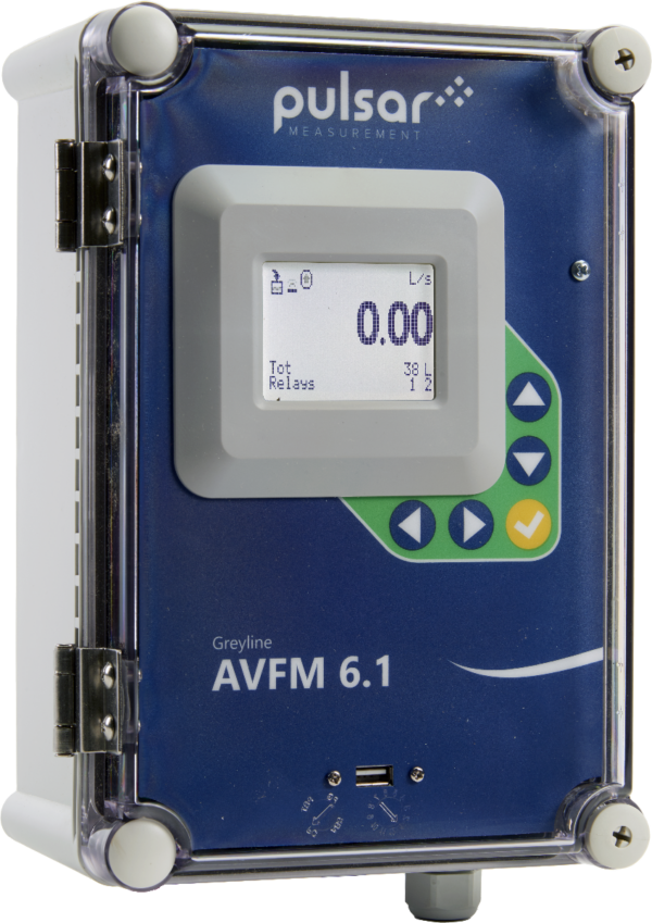 AVFM 6.1 Area Velocity Flow Hastighedsflowmåler venste